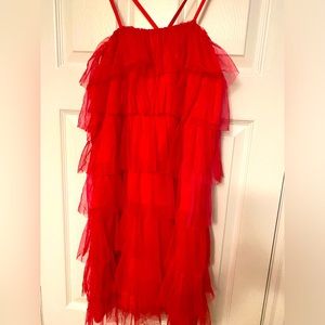 Hot pink cocktail dress